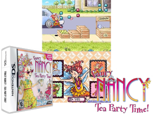 Fancy Nancy - Tea Party Time! (USA) (NDSi Enhanced) Cover